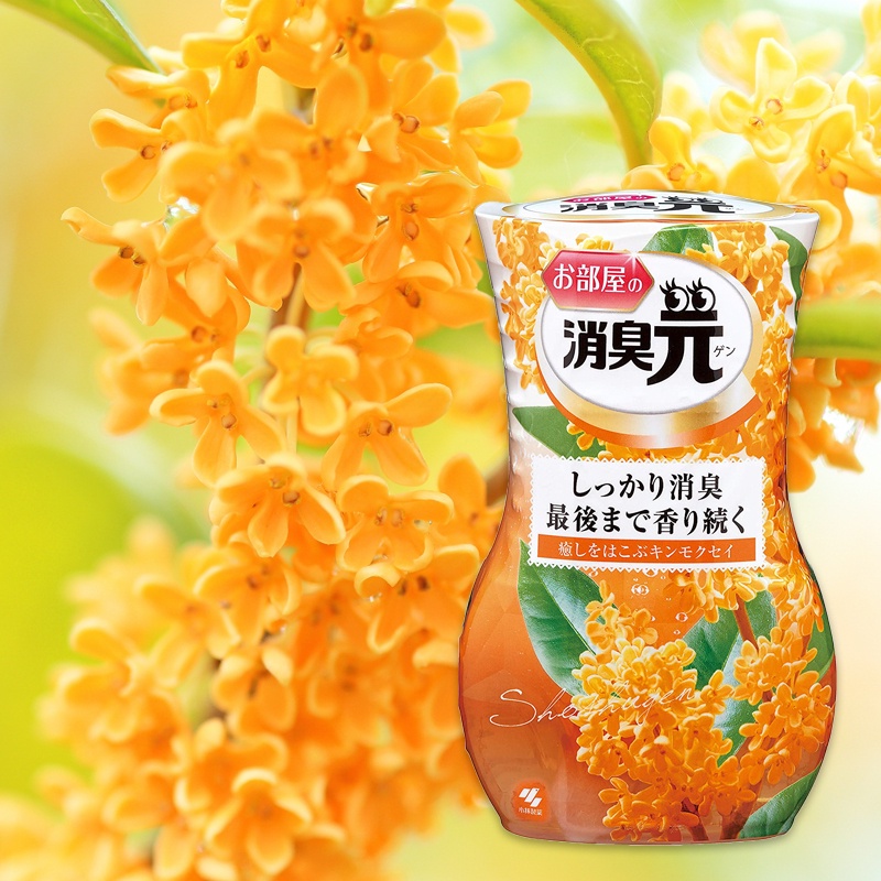Tinh dầu thơm phòng Kobayashi Shoshuge hương hoa mộc vàng Kinmokusei 400mL