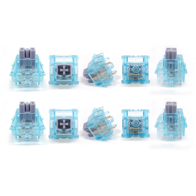 Set 10 Công Tắc Bật Tắt Không Gây Tiếng Ồn RGB 5 Pin Chuyên Dụng Cho Bàn Phím Cơ