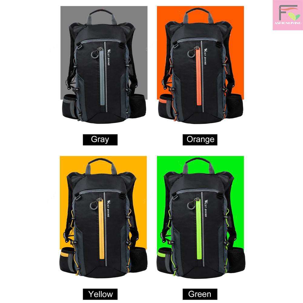 Balo đi xe đạp WEST BIKING siêu nhẹ chống thấm nước thoáng khí sức chứa lớn 10L