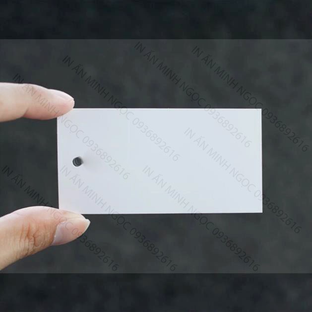 Nhãn mác tag giấy trắng trơn - khoảng 100 cái