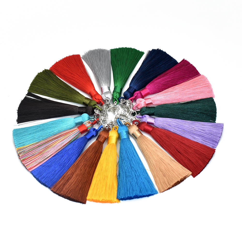 Khuyên tai tua tua tùy chọn màu sắc thời trang cá tính