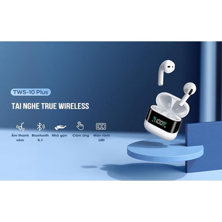 Tai nghe Bluetooth Remax TWS 10 Plus chính hãng giá rẻ