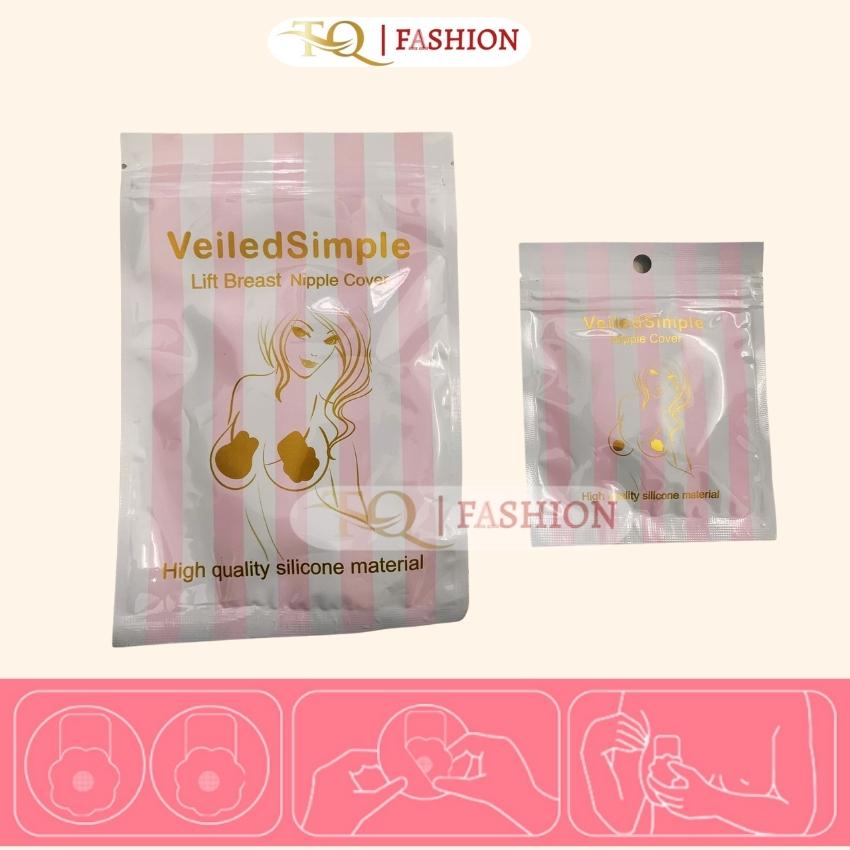 Miếng dán ti ngực kéo tai thỏ, nâng ngực tạo khe, bich 2 miếng Fashion alohashop91