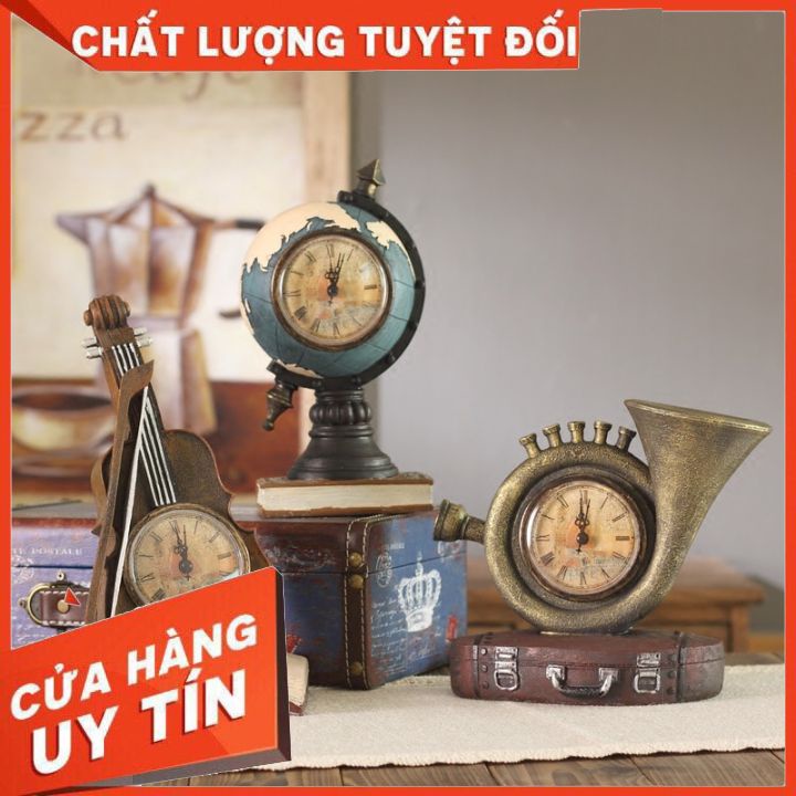 Đồng hồ để bàn. Decor đồng hồ trang trí để bàn độc đáo.  Sáng tạo nghệ thuật phong cách Bắc Âu. Quà tặng ý nghĩa.