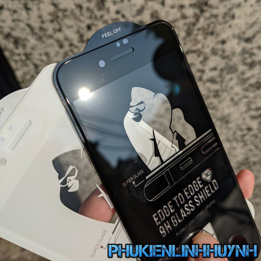 IPhone 7 plus/7/ 8/ SE 2020_Cường lực Full màn chính hãng King Kong