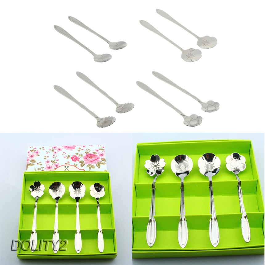 2 Muỗng Pha Cà Phê Được Làm Từ Thép Không Gỉ