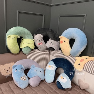Gối Cổ Kèm Bịt Mắt Ngủ / Gối Chữ U / Gối Du Lịch