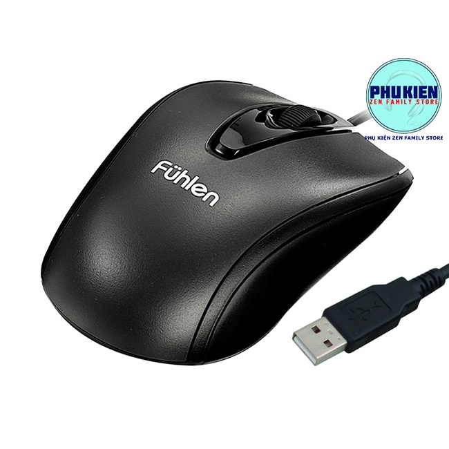 Chuột Máy Tính Có Dây Fuhlen L102, Độ Nhạy Cao, Bảo Hành Chính Hãng 12 Tháng