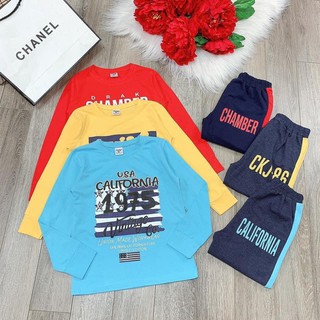 Bộ Cotton bé trai size đại