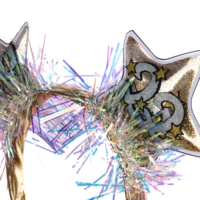 Cài Tóc Ngôi Sao Năm Mới 2022 Đính Kim Tuyến Lấp Lánh