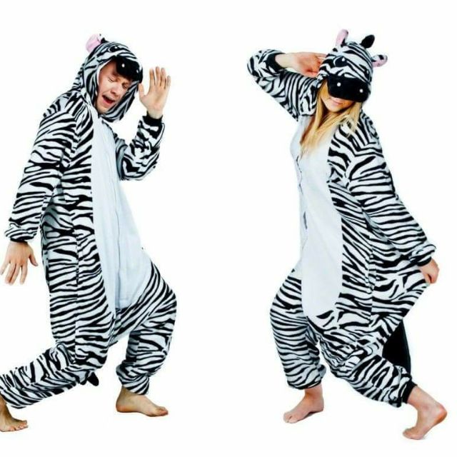 Bộ đồ thú Ngựa vằn đủ (3S 4L)