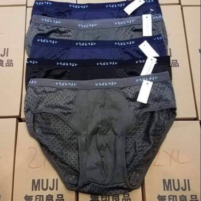 Hộp 5 Sịp Chéo Muji Chéo Thông Hơi