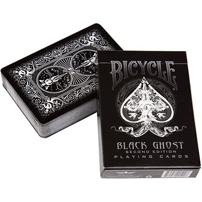 Bộ bài tây Bicycle Black Ghost Playing Cards [Hàng mỹ] Dùng chơi bài và làm ảo thuật