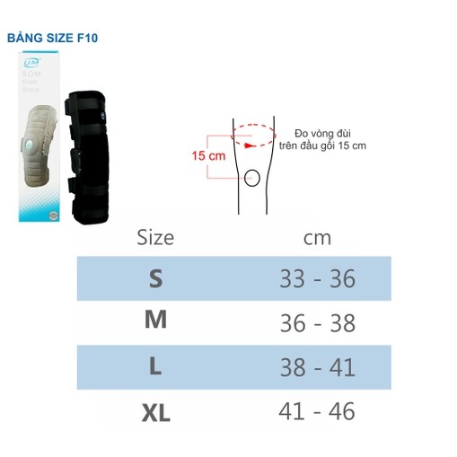 Nẹp khớp gối sau mổ có chỉnh góc mở United Medicare (F10),Màu Đen