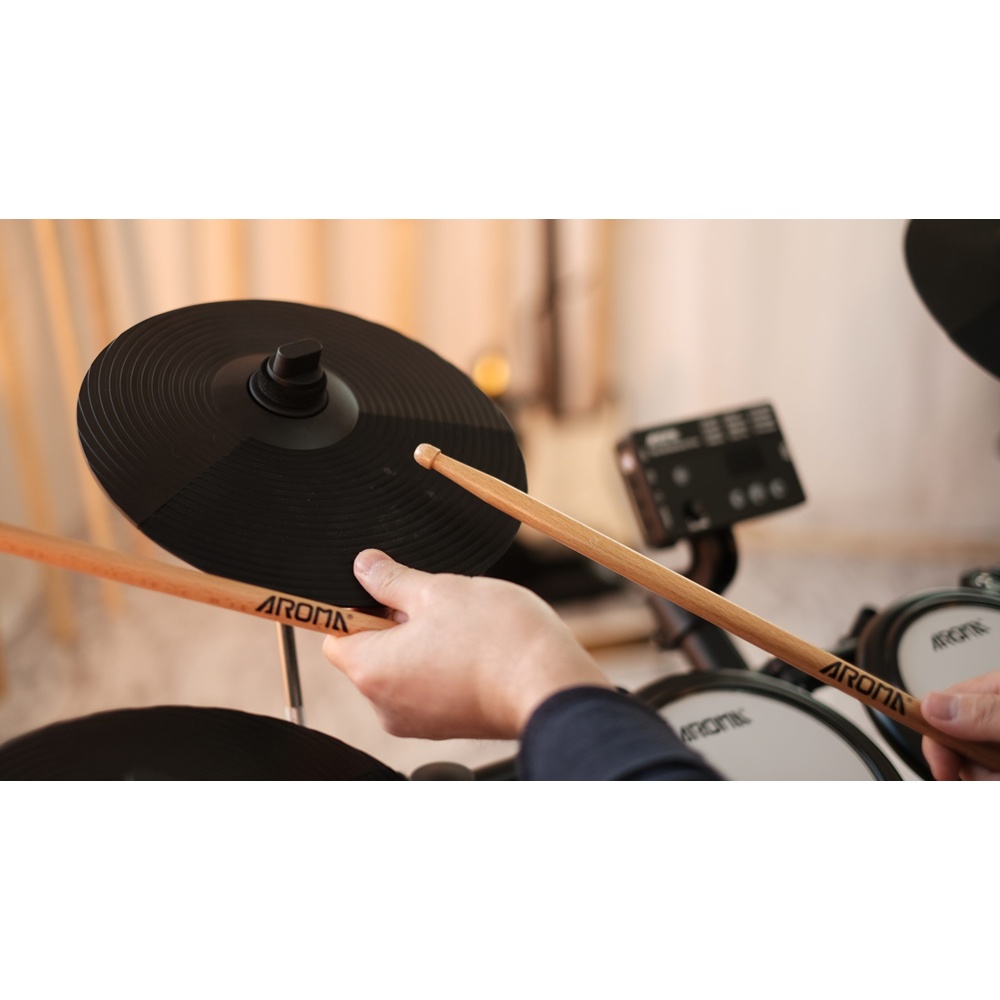 Trống điện tử AROMA TDX-16S - Bản Nâng Cấp Giống Trống Cơ - Bảo Hành 6 Tháng - Tặng Kèm Dùi &amp; Ghế Trống Aroma