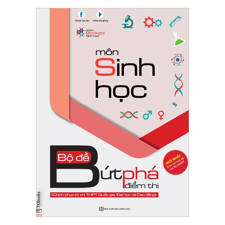 Sách - Bộ Đề Bứt Phá Điểm Thi Môn Sinh Học [Chinh Phục Kỳ Thi Thpt Quốc Gia, Đại Học Và Cao Đẳng]