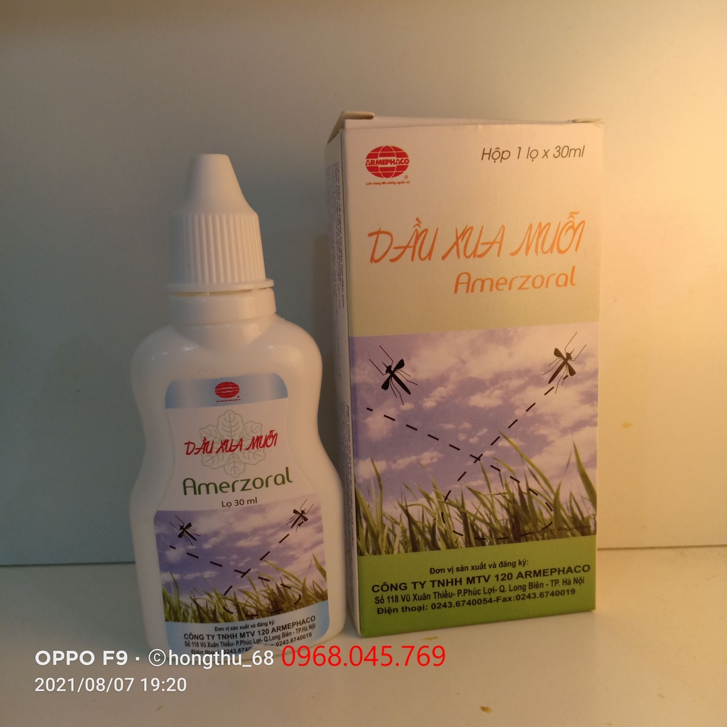 Dầu xua muỗi Amerzoral lọ 30ml