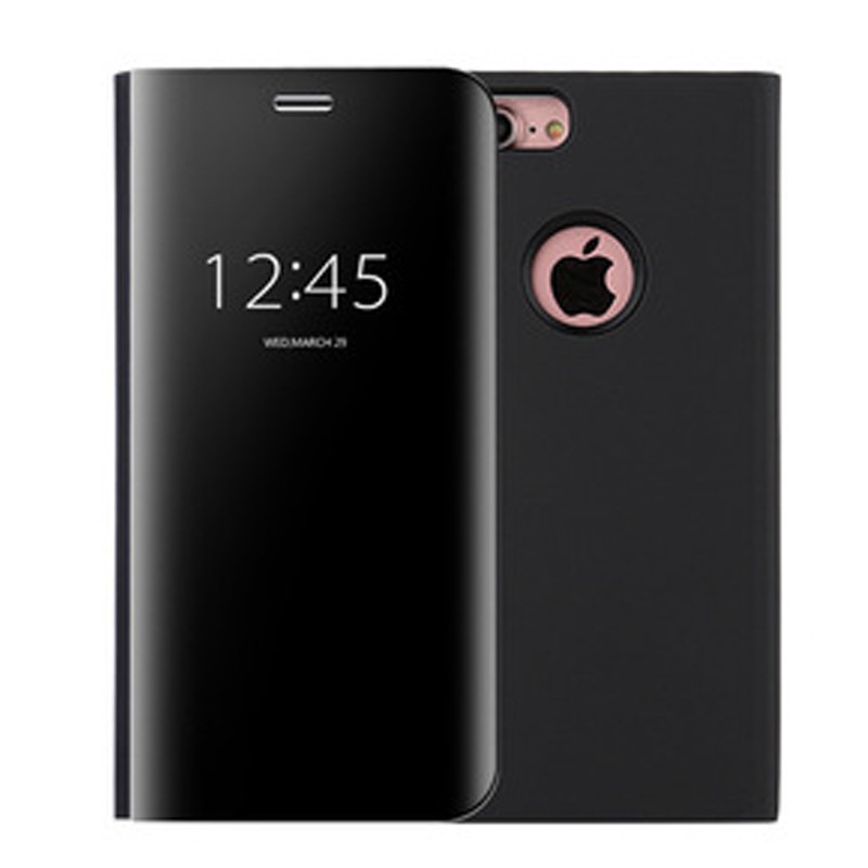 iPhone 6 6S / 6 6S Plus Acrylic Mirror PC Flip Leather Case