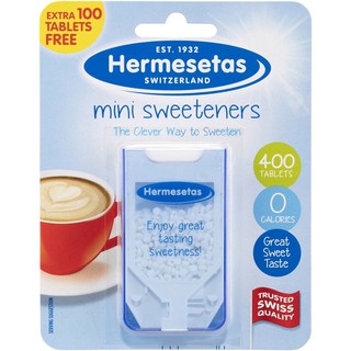 đường ăn kiêng Hermesetas Sweeteners 400 viên Úc