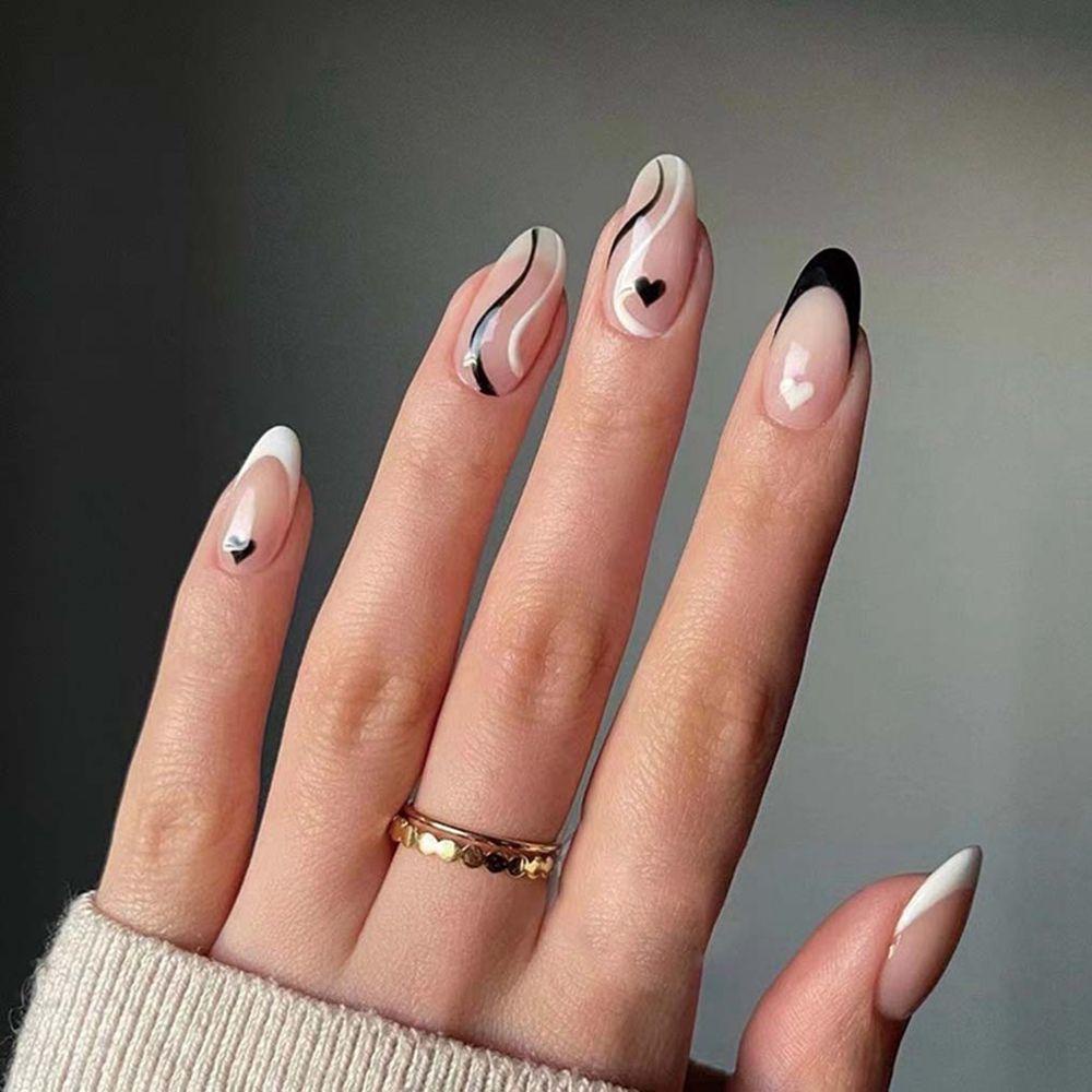 Bộ 24 Móng Tay Giả Có Thể Tháo Rời