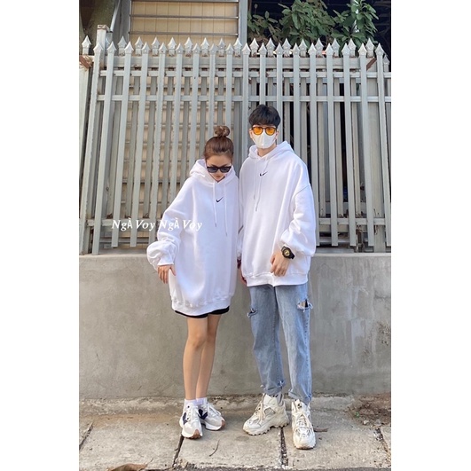 Áo Hoodie Tay Dài Túi Bụng Nai-Kì Unisex Video-Ảnh Thật