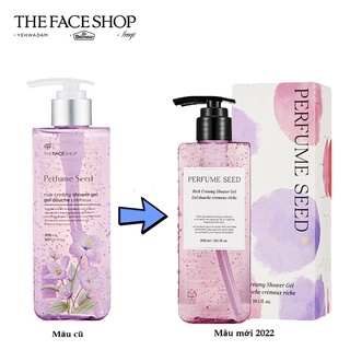 SỮA TẮM SÁNG DA ẨM MỊN PERFUME SEED RICH CREAMY SHOWER GEL THE FACE SHOP 300ML