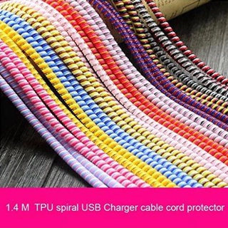 Combo 10 Dây cuốn cáp sạc, dây cuốn tai nghe, dây đôi, màu kép siêu dai, siêu bền giá cực rẻ