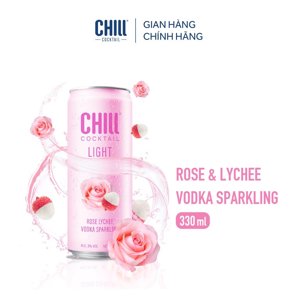 [NEW] Thùng 6 Lon Cocktail Chill LIGHT Mix 6 Mùi