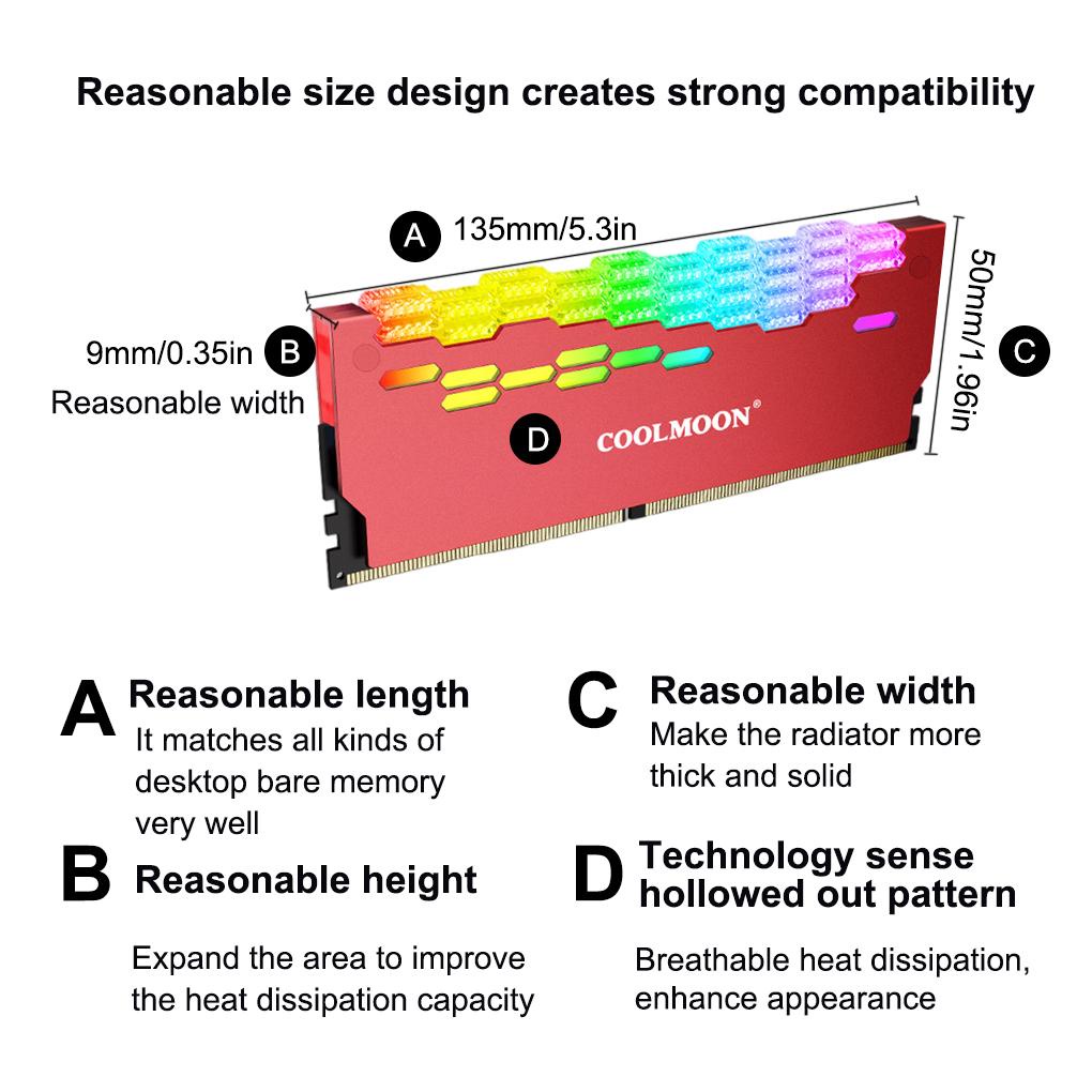 Bộ Tản Nhiệt RGB Nhiều Bề Mặt Có Đèn Báo Cho Máy Tính