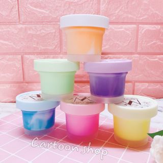 Slime basic loang 2 màu hũ 100g