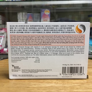 Viên ngậm Strepsil