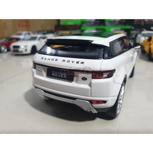 Xe mô hình Range Rover Evoque, tỉ lệ 1:24, màu trắng