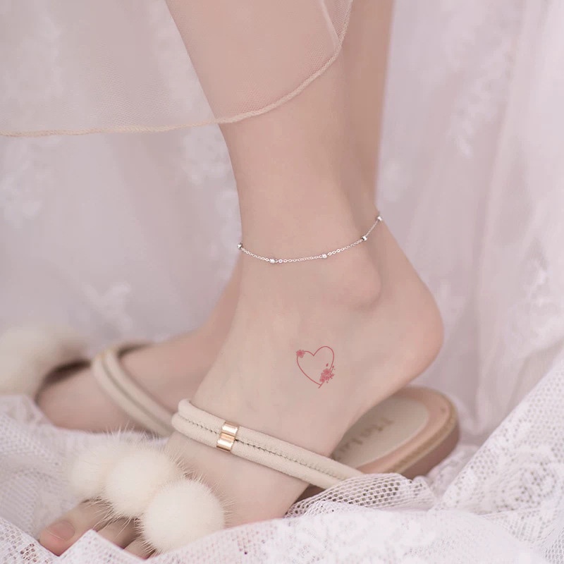 【kifli】Hình xăm dán nhiều mẫu họa tiết hoa xinh xắn dễ thương