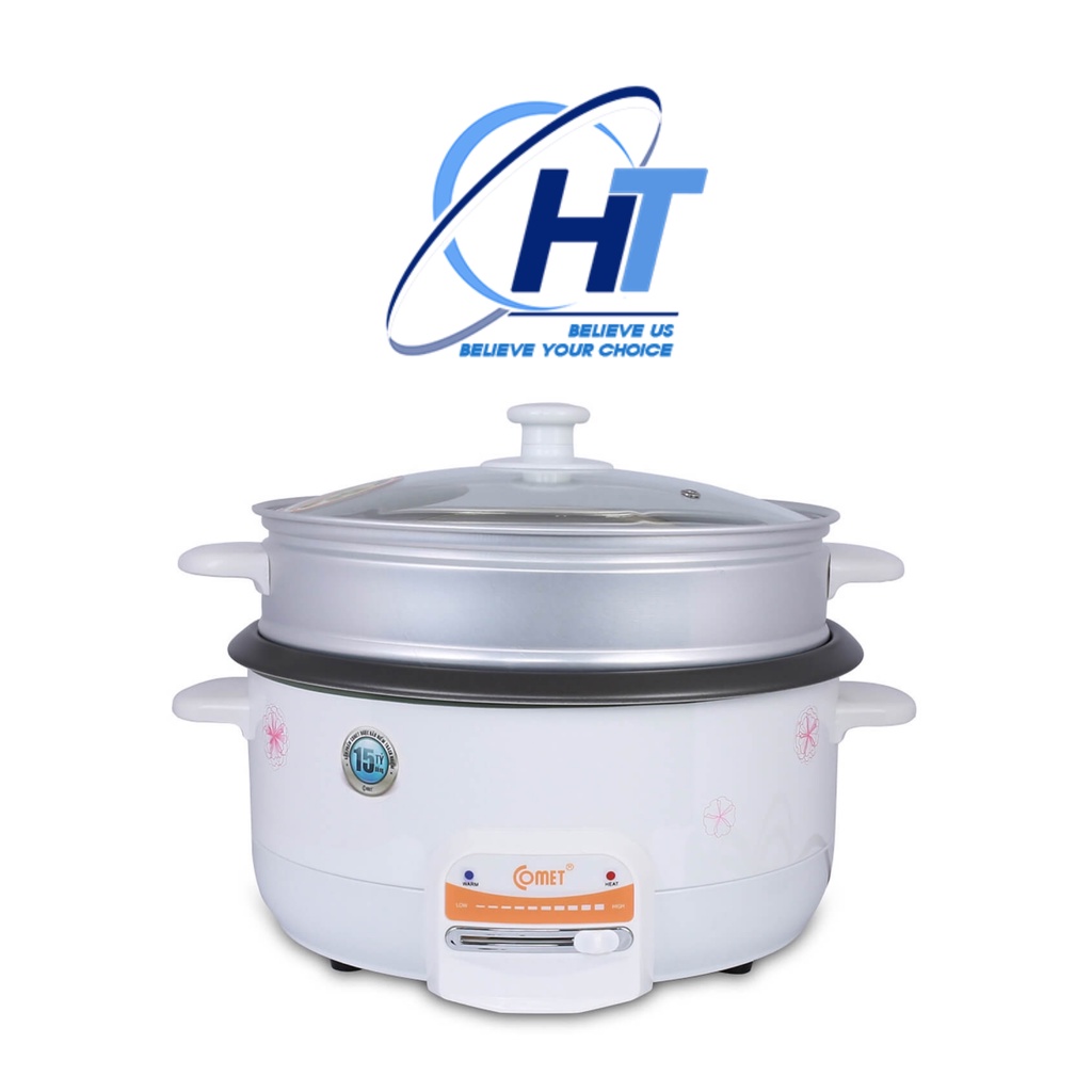 Lẩu Điện Comet CM7732 (3.5L) Hàng Chính Hãng