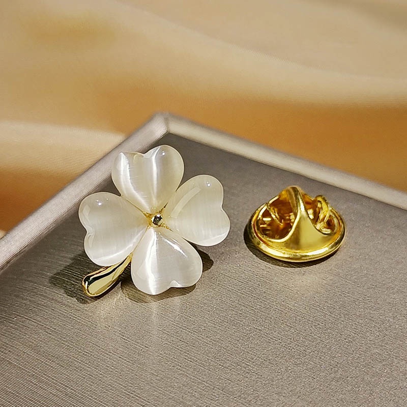 Trâm Cài Áo Đính Đá Opal Cao Cấp Thời Trang Hàn Quốc