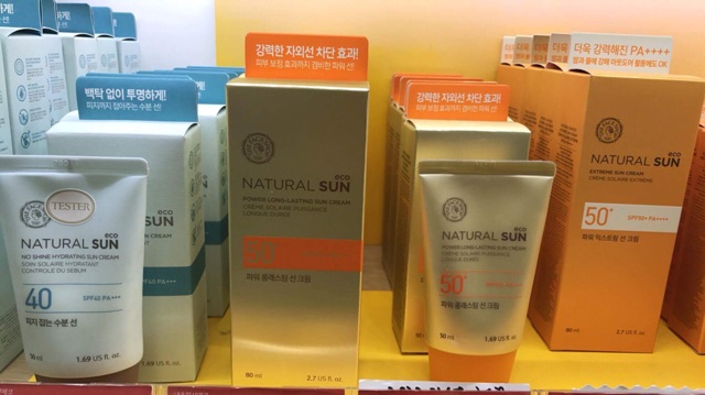 Kem chống nắng đa chức năng NATURAL SUN ECO POWER LONG - LASTING SUN CREAM SPF 50+ PA+++ 