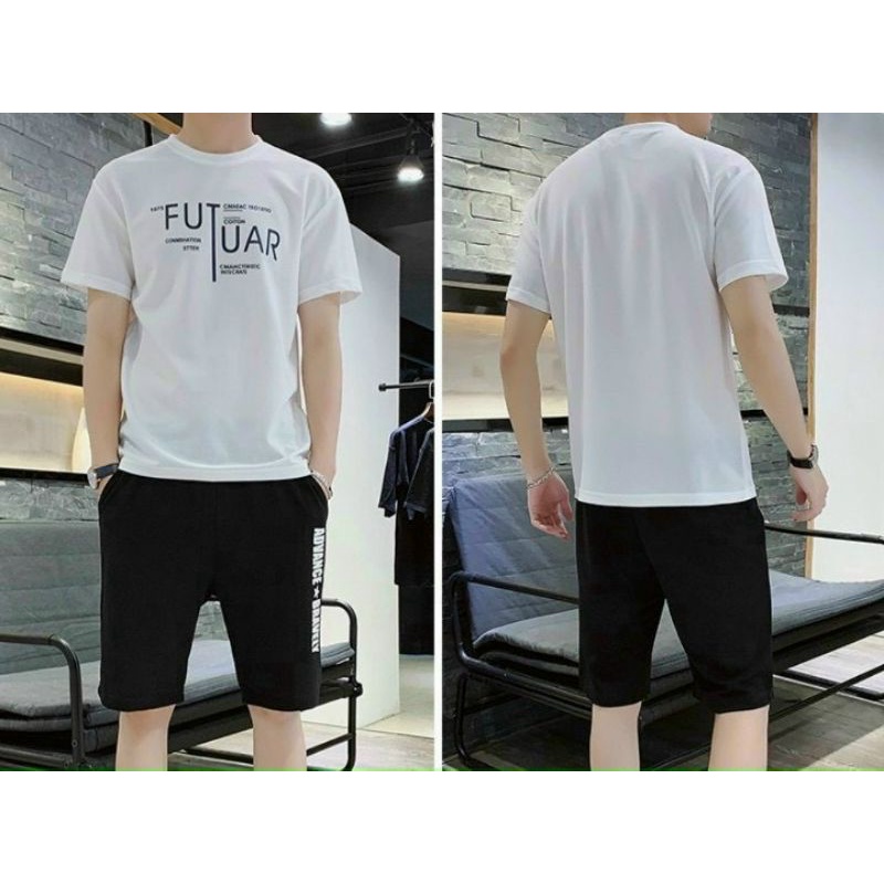 [siêu hot]bộ đồ mặc nhà dạo phố chơi thể thao chất thun lạnh in futuar  thiết kế đơn giản chất vải mát lịm