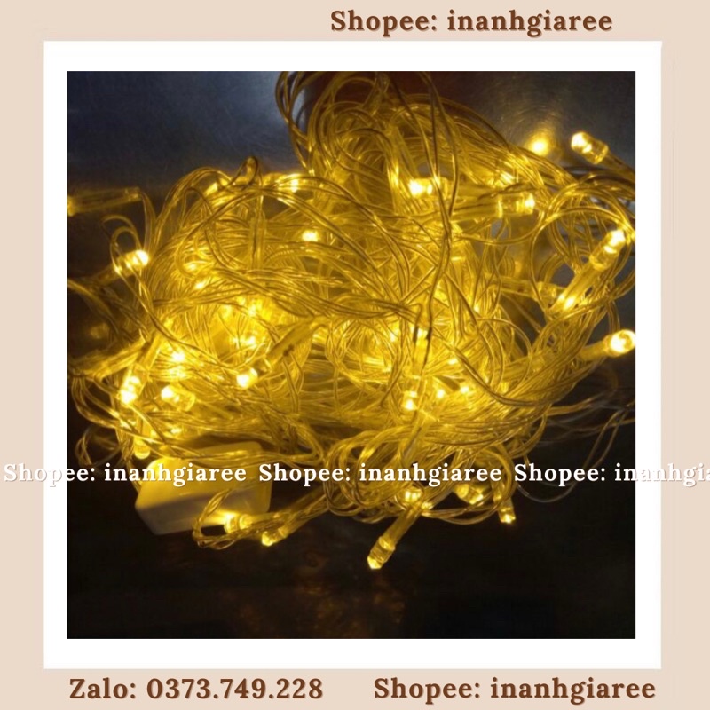 Đèn nháy led vàng dài 5m, 8m loại đẹp