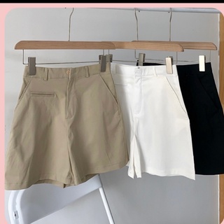 Quần đùi nữ lưng cao chất kaki