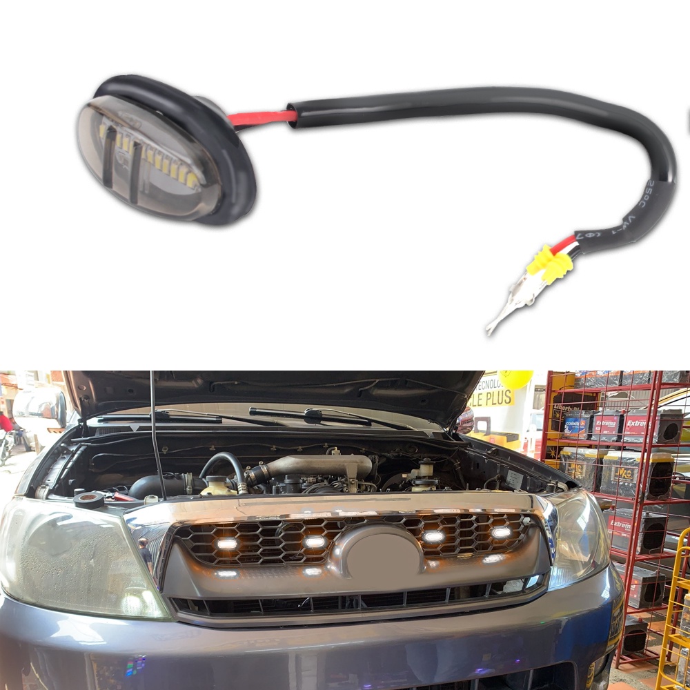 Đèn Pha 12 Bóng Led Drl Dc 12v Cho Xe Hơi Ford F150 Svt Raptor 2017-2019