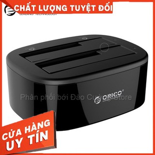 Đầu Đọc Ổ Cứng 6228US3-BK ORICO 3.0 Dock - Box Cùng Lúc 2 HDD-SSD-3.5-2.5in