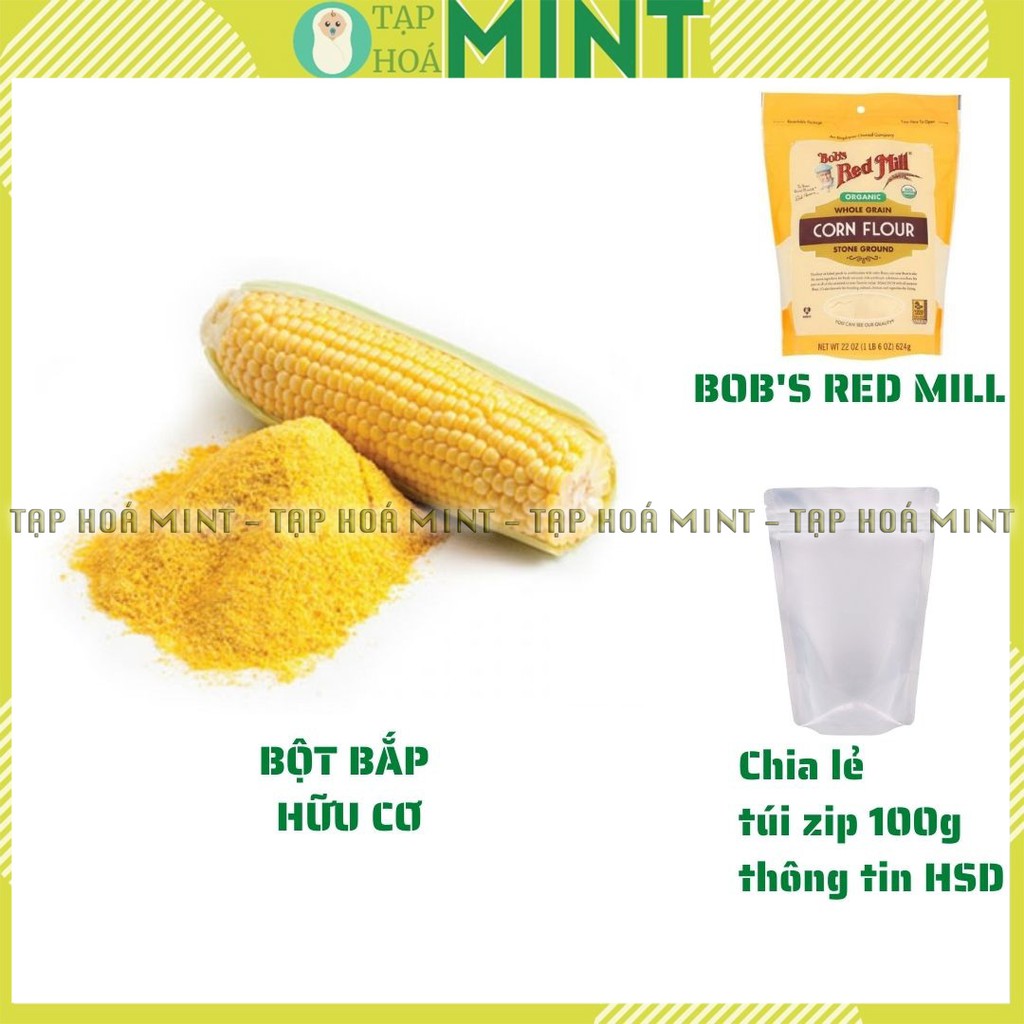 Bột bắp hữu cơ Bob's red mill bé ăn dặm - Tạp hoá mint