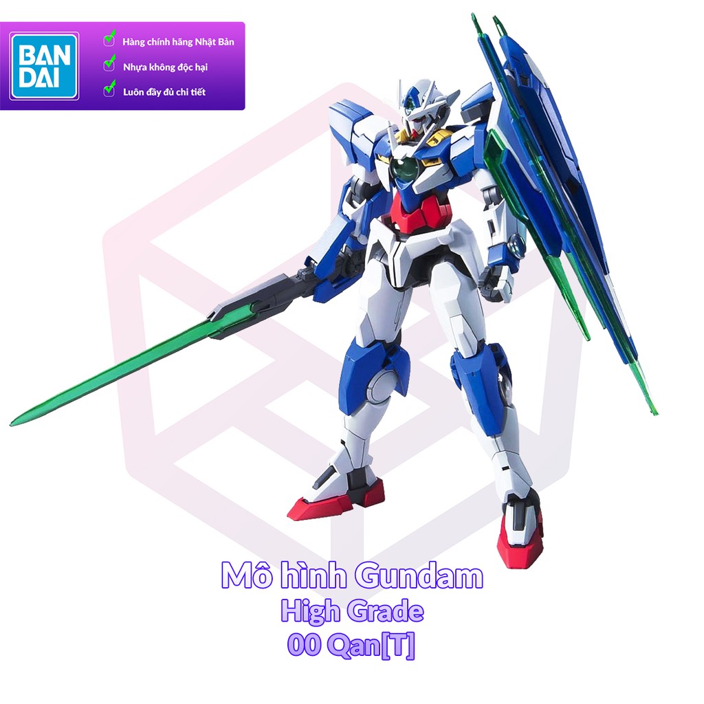 Mô Hình Gundam Bandai Hg 00Mô Hình Gundam Bandai Hg 66 00 Qan[T] 1/144 Gundam  00 [Gdb] [Bhg] 66 00 Qan[T] [Gdb] [Bhg] | Shopee Việt Nam