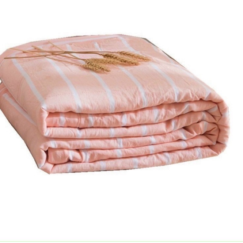 Chăn kẻ sọc 1m7 x 2m hàng xuất nhật mền mại, mát mẻ