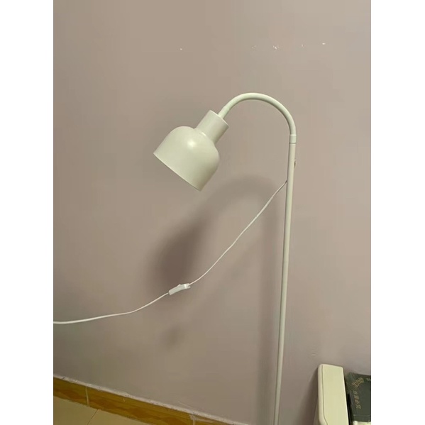 Đèn cây đứng trang trí chao bầu thân trơn