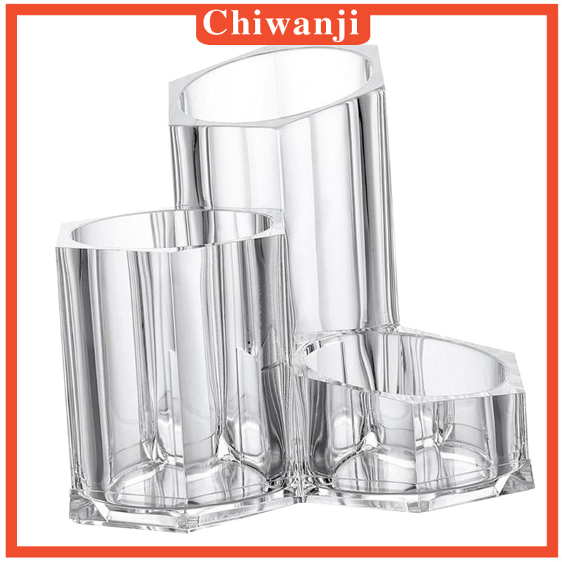 [Hàng mới về] Hộp đựng cọ trang điểm chất liệu acrylic trong suốt sử dụng tiện lợi