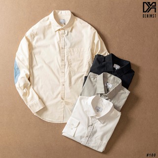 Áo Sơ Mi Nam DENIMST S100 Chất Vải Thô Cotton Dáng Suông