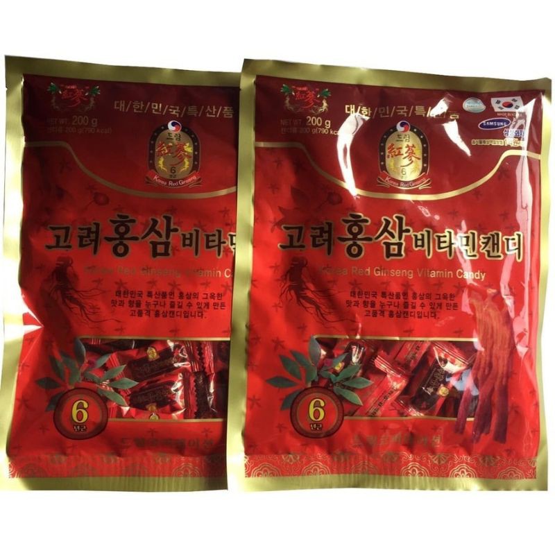 Combo 2 gói kẹo hồng sâm Hàn Quốc