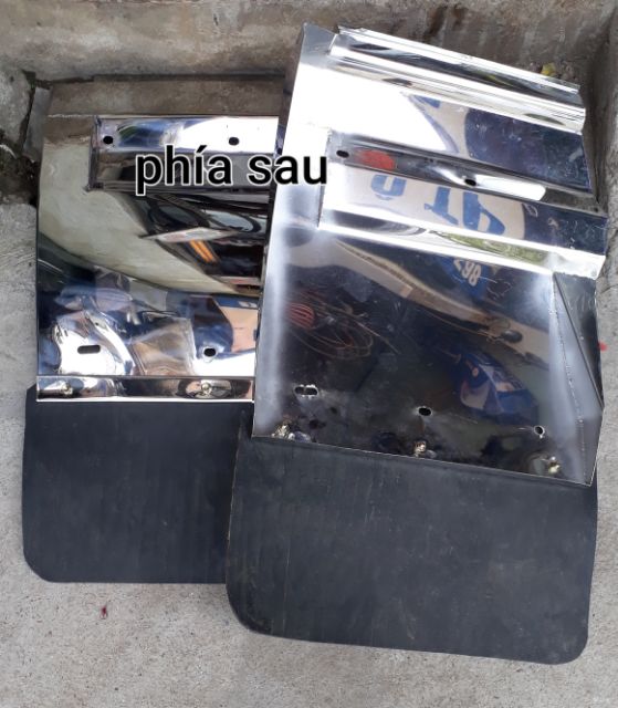 Đôi chắn bùn inox trước kia 1t4- k165- k3000, K140 có cao su