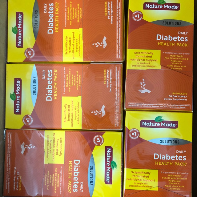 (DATE 7/2021) Hỗ trợ tiểu đường Diabetes Healthy pack x60g